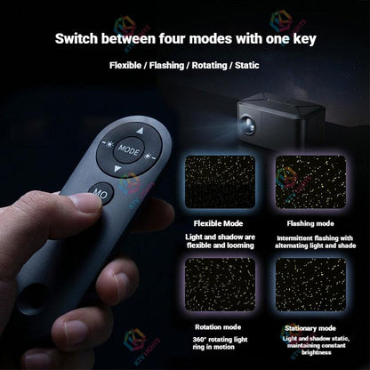 LED Dynamic Firefly Lawn Outdoor Starry Sky Projector Light-B43