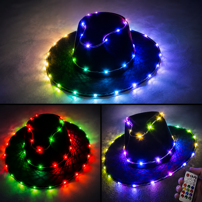 KTVLIGHTS LED Light Up Hat for Party, Rave & Festival Events-M6