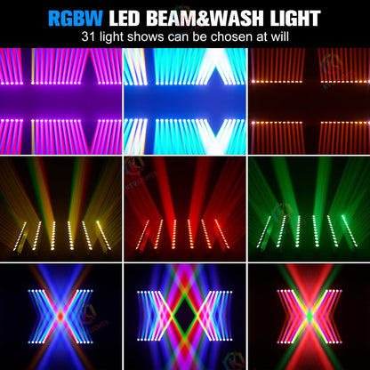 KTVLIGHTS 180W LED Moving Head Beam Bar Wall Washer Light-X17