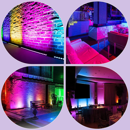 KTVLIGHTS 24x3W RGB LED Wall Washer Stage Light-X3