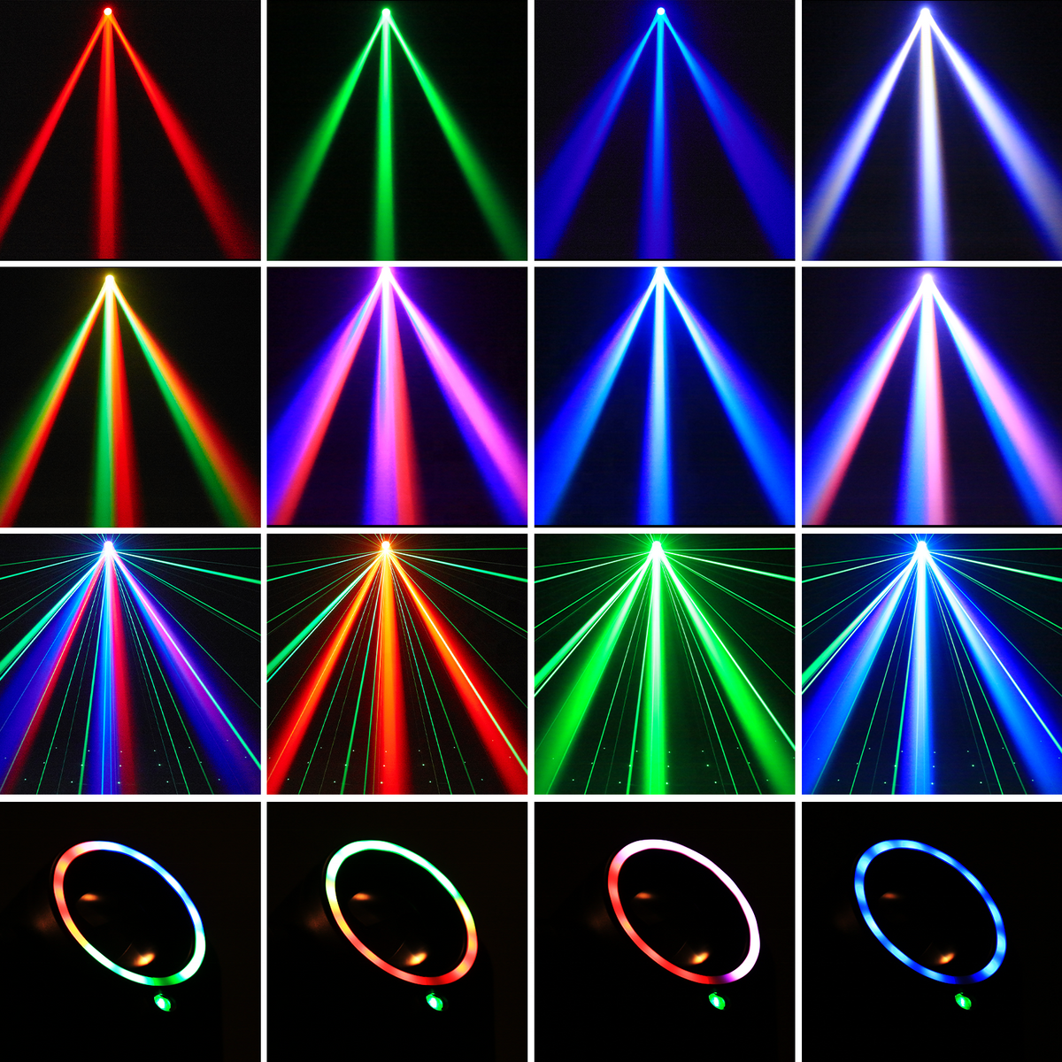 KTVLIGHTS Mini Beam Moving Head Light RGBW DJ Disco Lightingt-E39