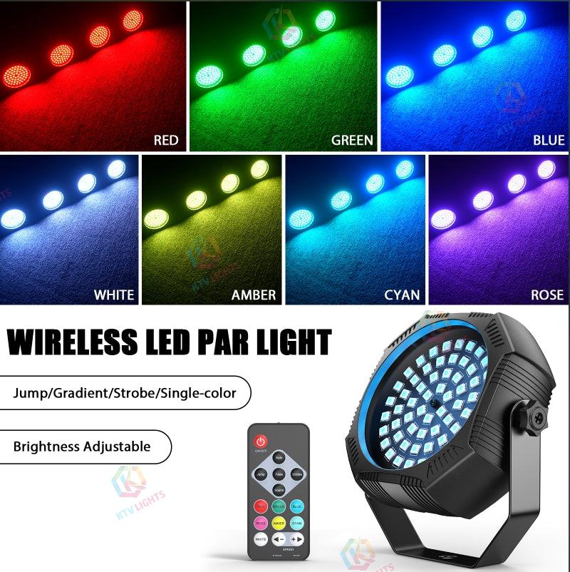 KTVLIGHTS Mini 60W RGB USB Rechargeable Strobe PAR Light-P33