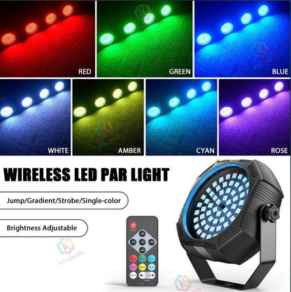 KTVLIGHTS Mini 60W RGB USB Rechargeable Strobe PAR Light-P33