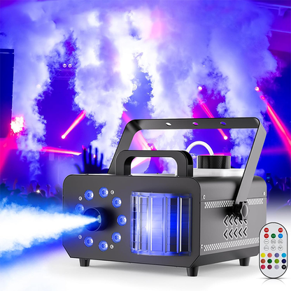 KTVLIGHTS 1200W 9-LED RGB Magic Ball Smoke Machine-Y7