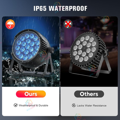 KTVLIGHTS 200W RGBW LED DMX IP65 Waterproof PAR Light-P60