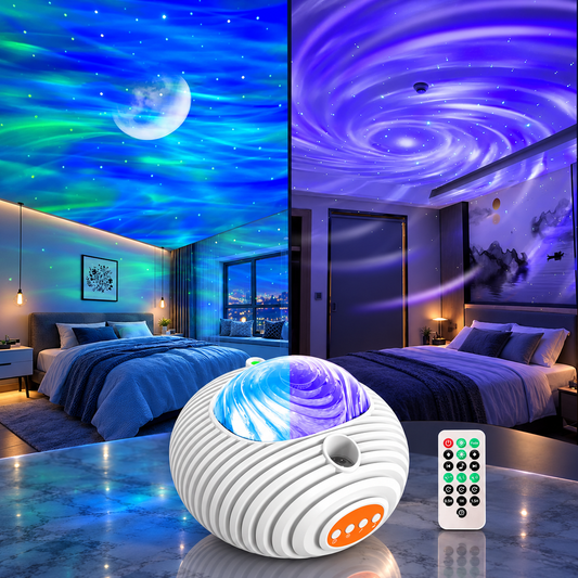 KTVLIGHTS 14-Color Aurora & Moon Galaxy Projector-S50
