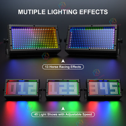 KTVLIGHTS 60W Mini RGB 3-in-1 LED Strobe Wall Washer-X22