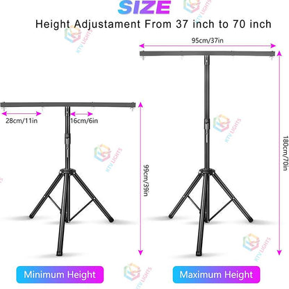 Metal Adjustable T-Stand Tripod-D8
