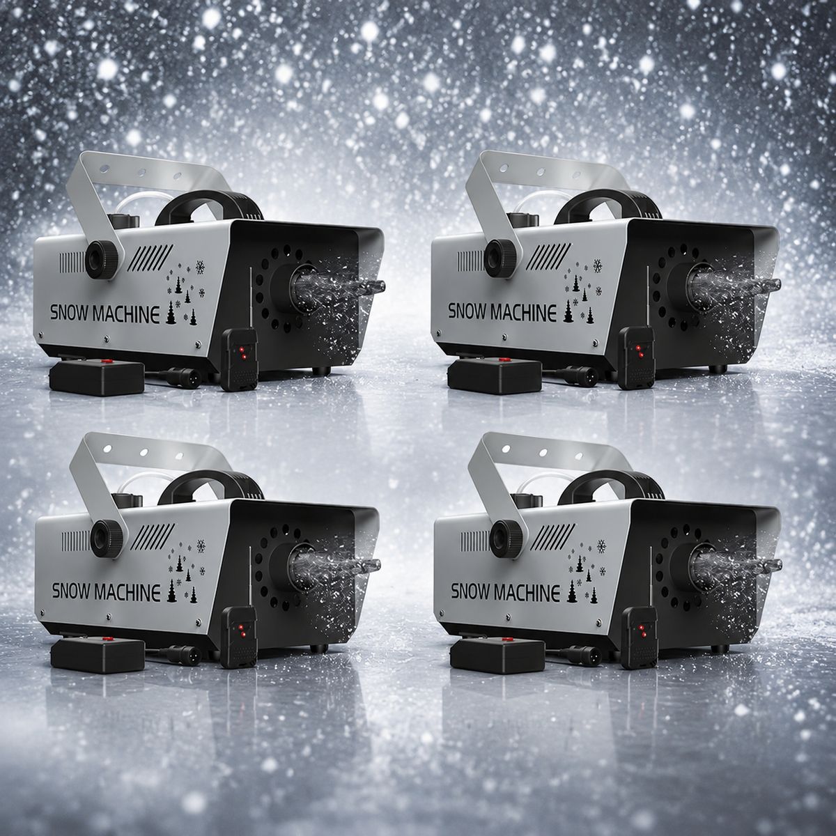 KTVLIGHTS 1000W Snow Machine with Remote Control-H3