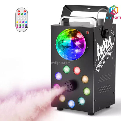 KTVLIGHTS 700W 9-LED RGB Fog Machine with Remote-Y3