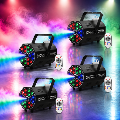 KTVLIGHTS 500W 18 LED RGB Halloween Fog Machine-Y2