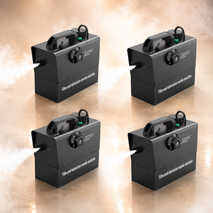 KTVLIGHTS 400W Mini Remote Control Rechargeable Smoke Machine-Y17