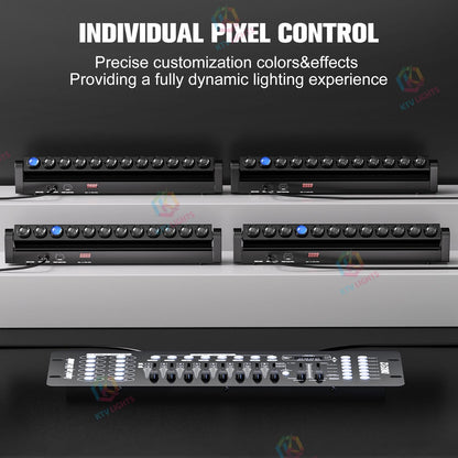 KTVLIGHTS 180W LED Moving Head Beam Bar Wall Washer Light-X17