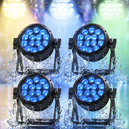 KTVLIGHTS 14x15W RGBW 4-in-1 Waterproof LED PAR Light-P32