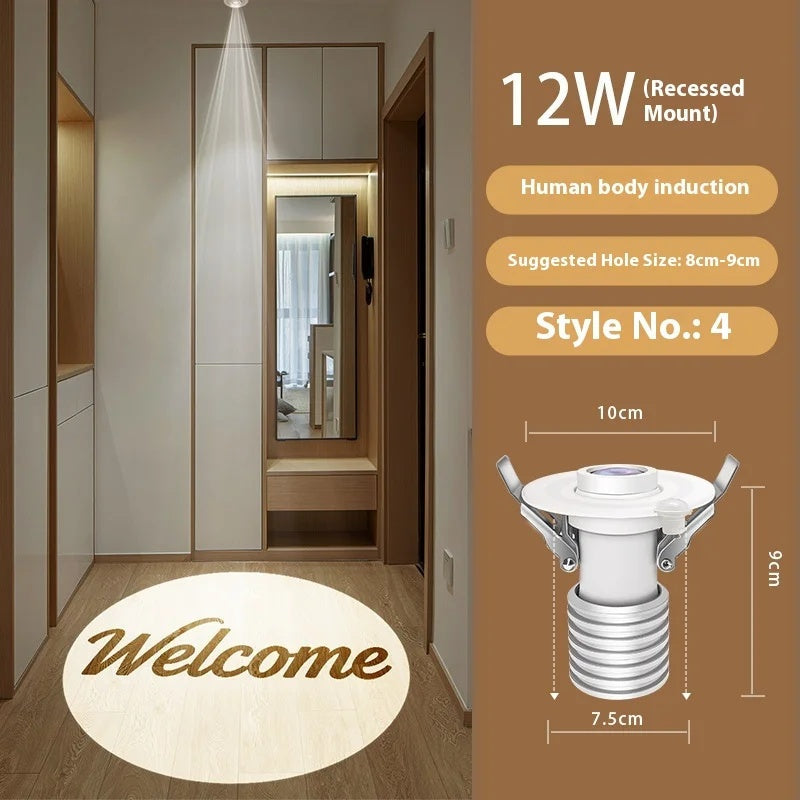 Custom Family Welcome Projection Light with Motion Sensor-S34