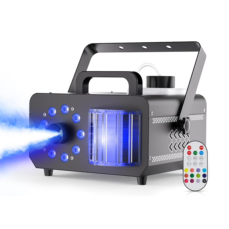 KTVLIGHTS 1200W 9-LED RGB Magic Ball Smoke Machine-Y7