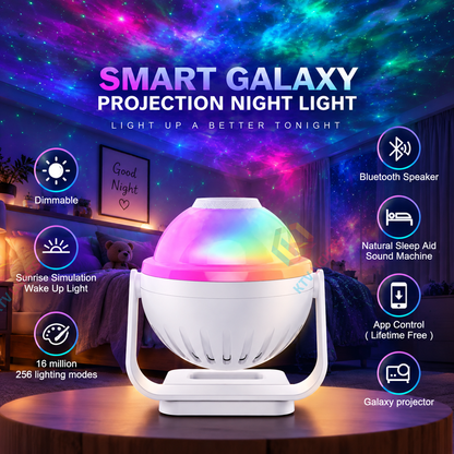 KTVLIGHTS Smart Galaxy Star Projector with APP Control-S60