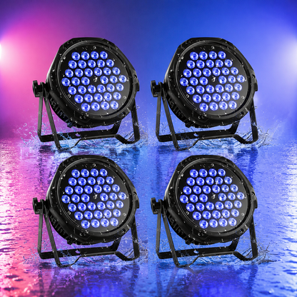KTVLIGHTS 36-LED RGB 3-in-1 IP65 Waterproof PAR Light-P24