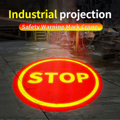 Industrial Warning Sign Projector Light - S3