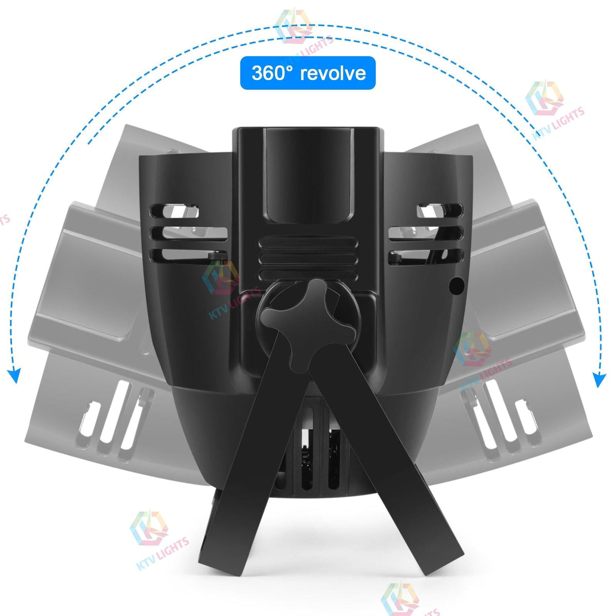 KTVLIGHTS 180W RGBW 4-in-1 LED PAR Light for DJ Stage Events-P3