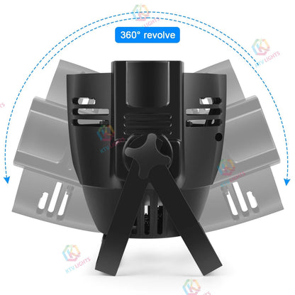 KTVLIGHTS 180W RGBW 4-in-1 LED PAR Light for DJ Stage Events-P3