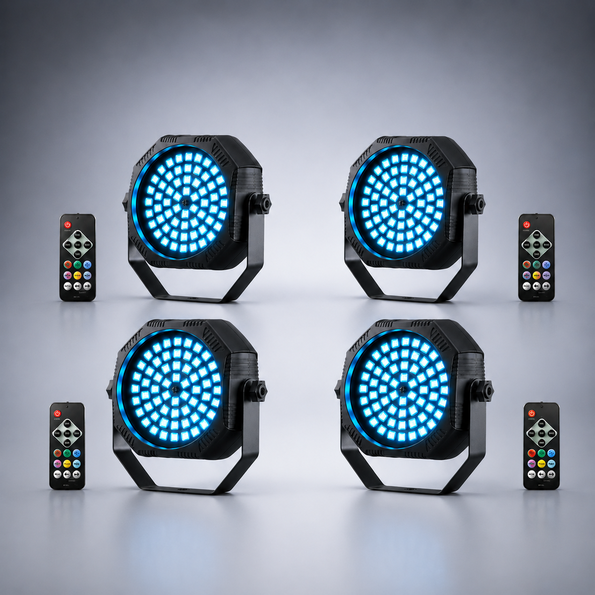 KTVLIGHTS Mini 60W RGB USB Rechargeable Strobe PAR Light-P33