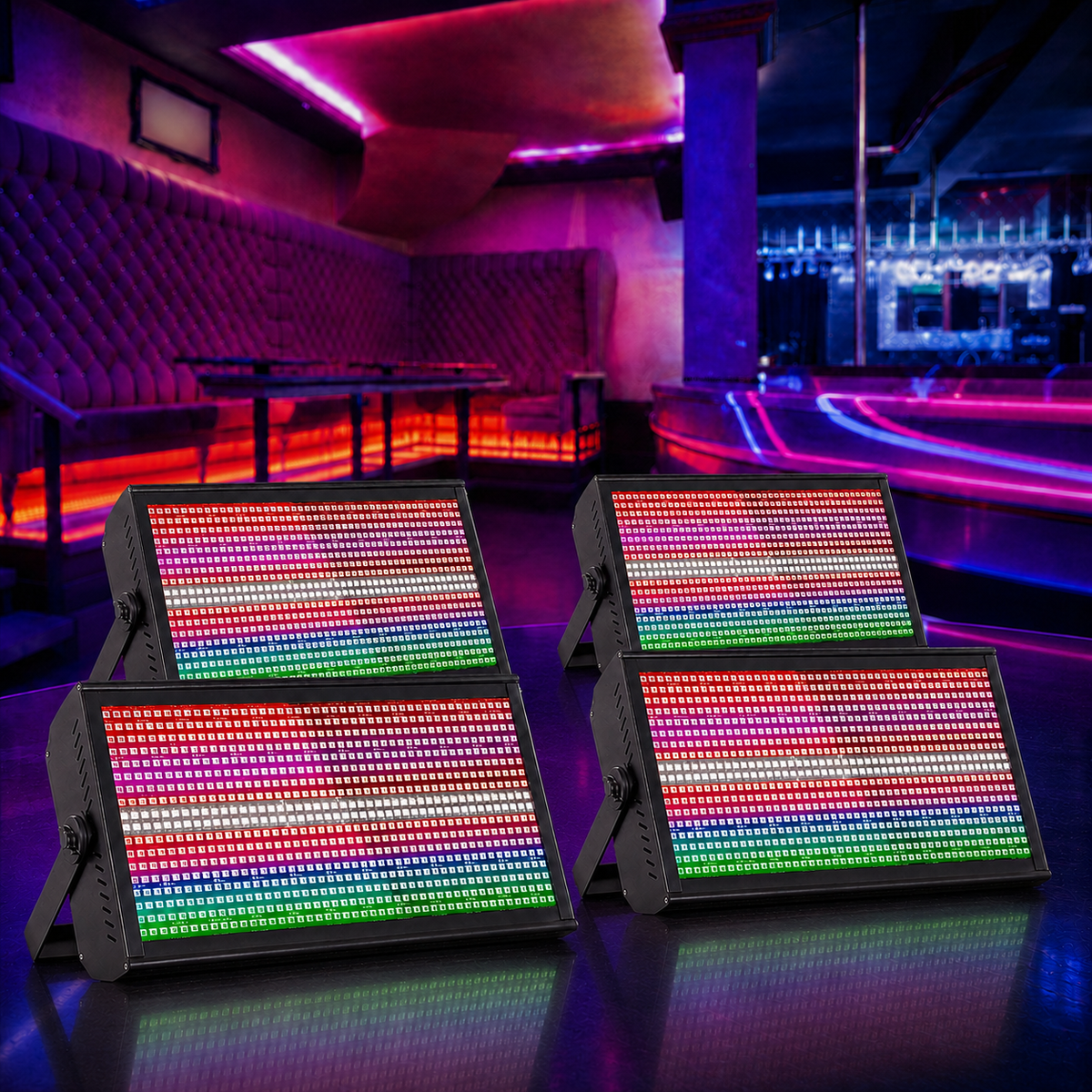KTVLIGHTS 200W RGBW 4-in-1 High-Brightness LED Wall Washer-X20