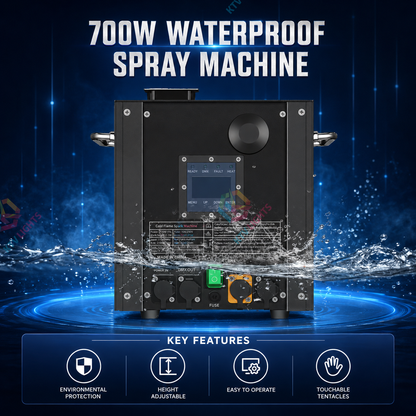 KTVLIGHTS 700W Waterproof DMX512 Cold Spark Machine-H7