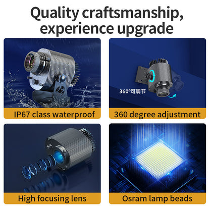 Industrial Warning Sign Projector Light - S3