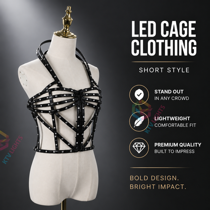 KTVLIGHTS Full Color LED Cage Clothing for Rave & Festivals-M13