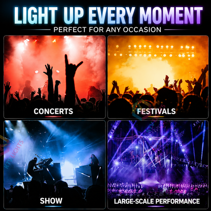 KTVLIGHTS 6x10W RGBW 4-in-1 Waterproof LED PAR Light-P17