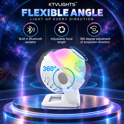 KTVLIGHTS Smart Galaxy Star Projector with APP Control-S60
