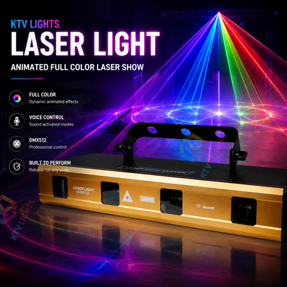KTVLIGHTS RGB animation laser light suitable for DJ stages and party performances-A22