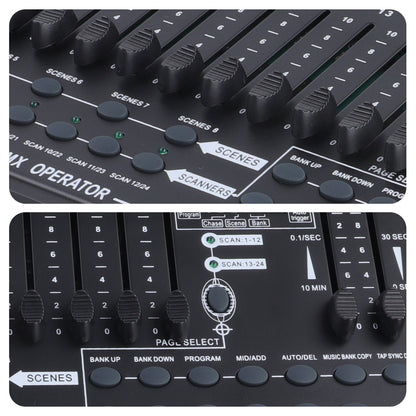 KTVLIGHTS 384-Channel MIDI DMX512 Stage Lighting Controller-D1