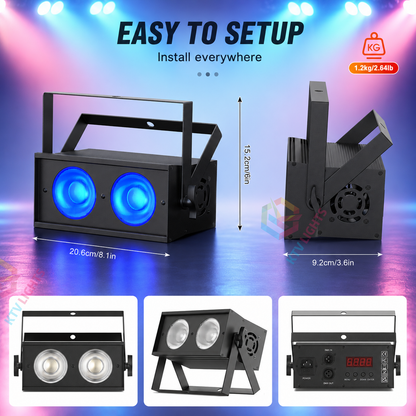 KTVLIGHTS 100W RGBW LED Stage Light-P34