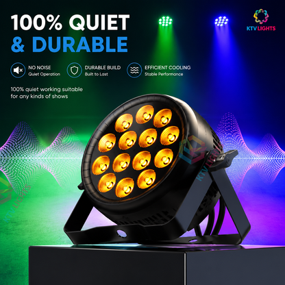 KTVLIGHTS 210W RGBW 4-in-1 LED Stage PAR Light-P26
