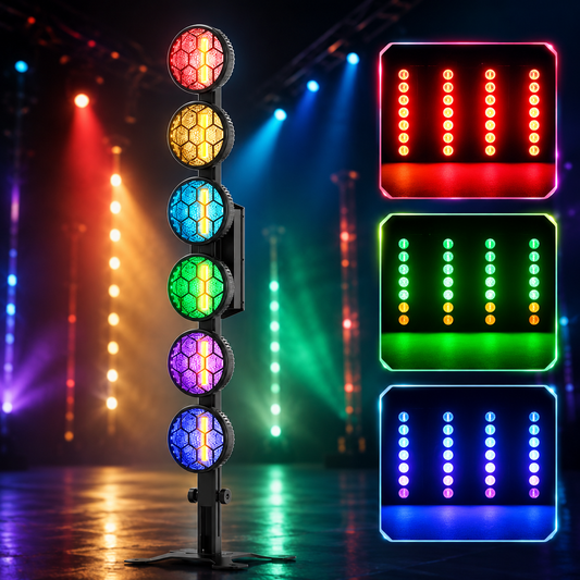 KTVLIGHTS Retro LED RGB COB PAR Light for Stage & DJ Events- P64