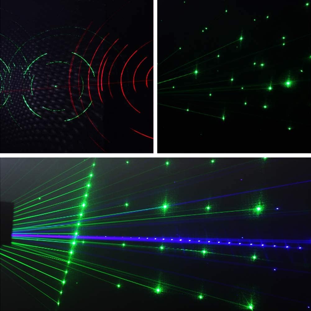 KTVLIGHTS 9 Lens Laser Light DMX DJ Stage Party Projector-B47