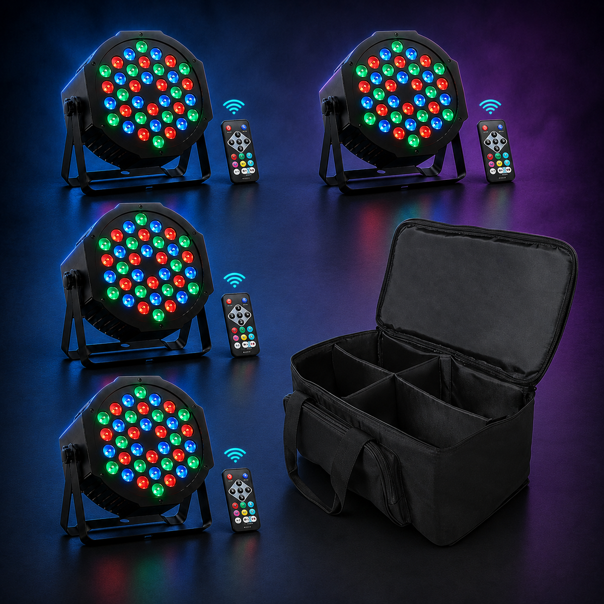 KTVLIGHTS 36-LED RGB DMX PAR Stage Light-P57