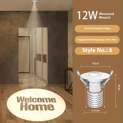 Custom Family Welcome Projection Light with Motion Sensor-S34