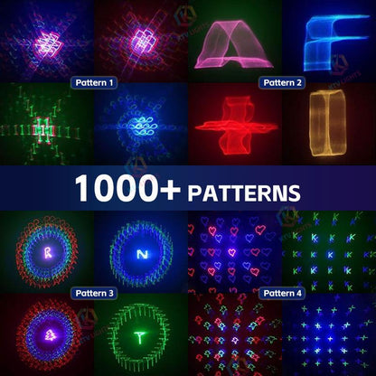 KTVLIGHTS 3D Animation Laser Projection Light for DJ Stages and Parties-A31