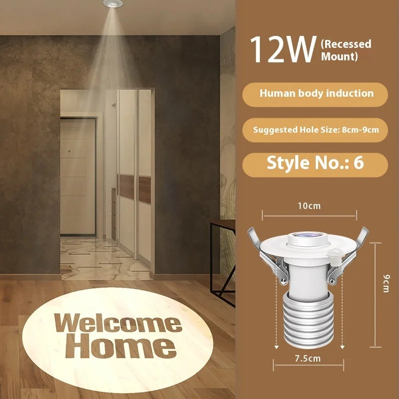 Custom Family Welcome Projection Light with Motion Sensor-S34