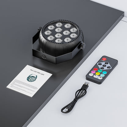 KTVLIGHTS Mini 12-LED RGB Rechargeable PAR Light-P7