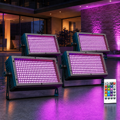 KTVLIGHTS 60W Mini RGB 3-in-1 LED Strobe Wall Washer-X22