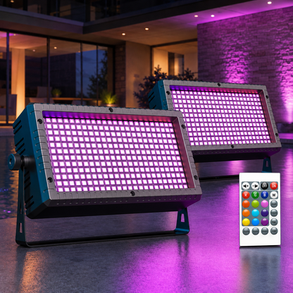 KTVLIGHTS 60W Mini RGB 3-in-1 LED Strobe Wall Washer-X22