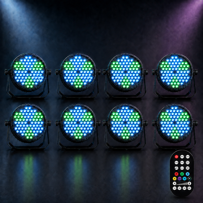 KTVLIGHTS 72-LED RGB PAR Light with Dynamic Vortex Effect-P12