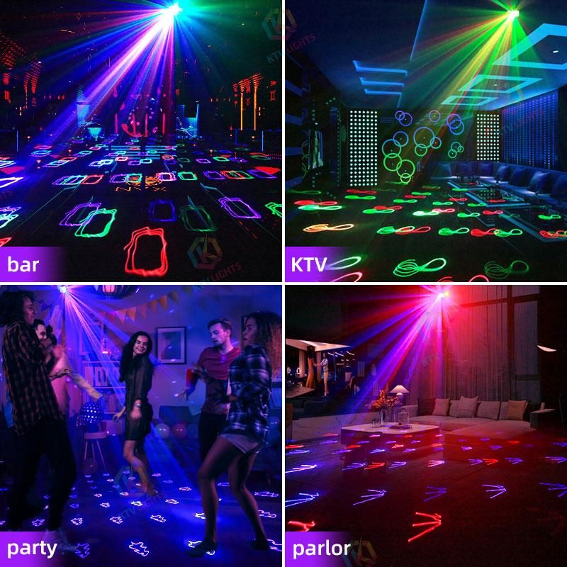 KTVLIGHTS 3D Animation Laser Projection Light for DJ Stages and Parties-A31