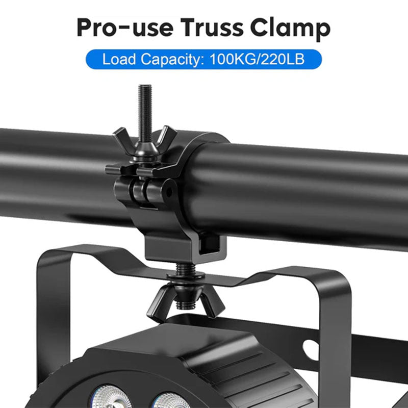 KTVLIGHTS [4 Pack] Stage Lighting Clamps, TUV 2 Inch Truss Lighting Clamps-D7
