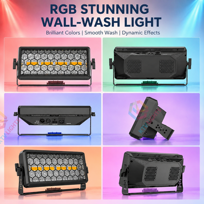 KTVLIGHTS 120W RGB DMX Strobe Wash DJ Stage Light-X23