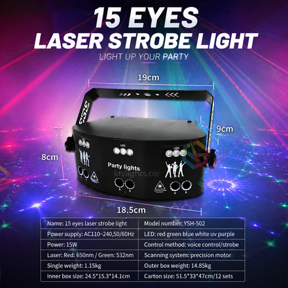 15-eye party club laser light-B5
